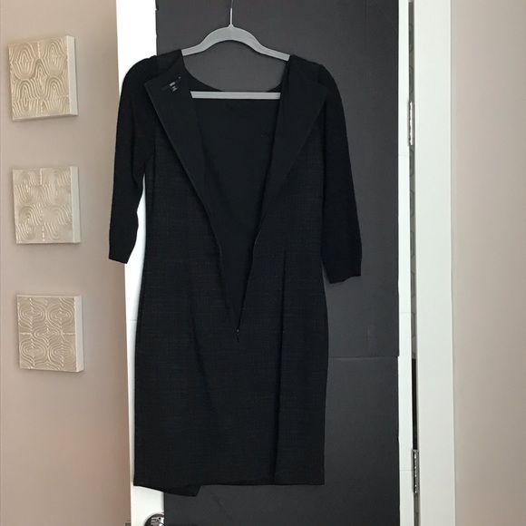 HUGO BOSS a classic off-black knit dress - Picture 1 of 7